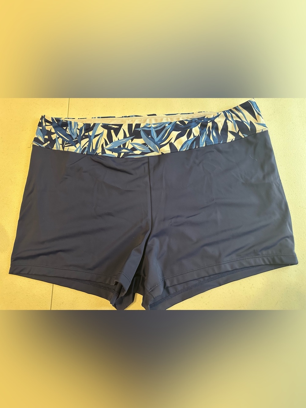 South Point (by Jantzen) Size 20W Navy Blue Swim Bottom NWT